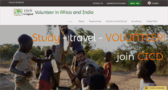 Desktop Screenshot of cicd-volunteerinafrica.org